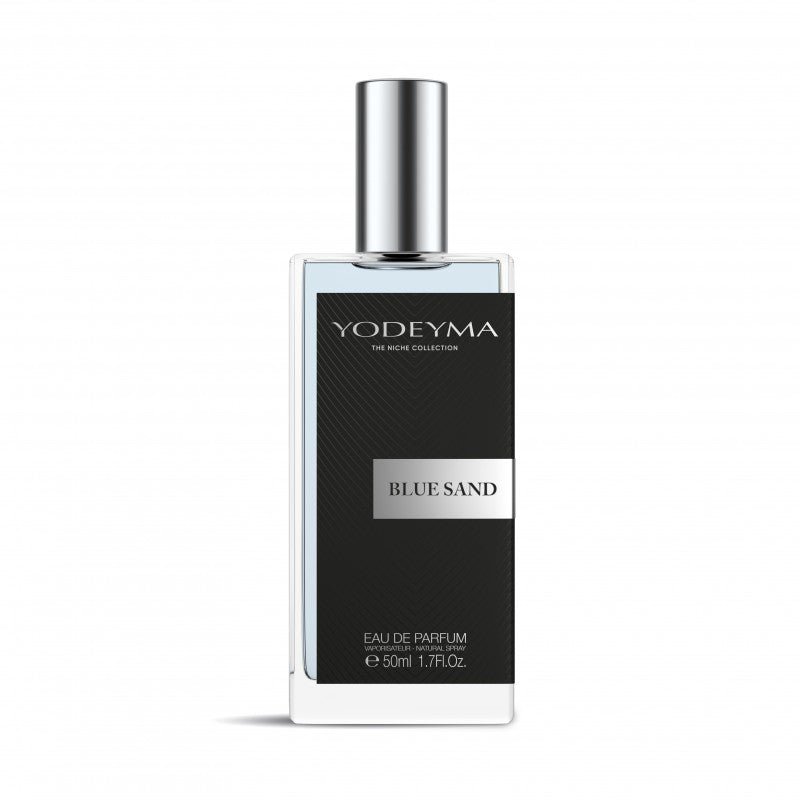 Yodeyma Blue Sand 50 ml - es EDP parfüm közepes kiszerelésben, áttetsző üvegben