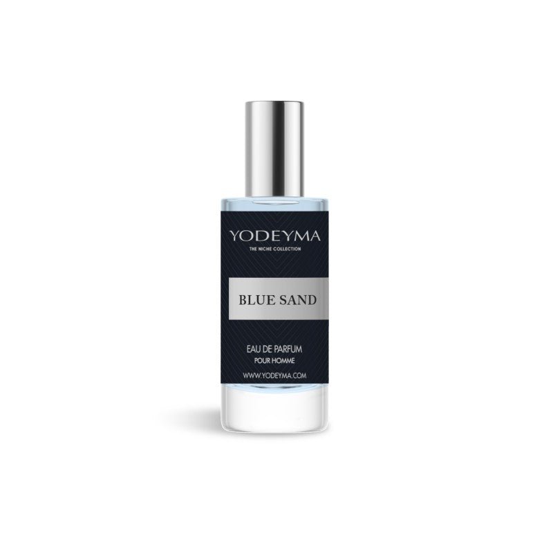 Yodeyma Blue Sand 15 ml - es EDP parfüm közepes kiszerelésben, áttetsző üvegben