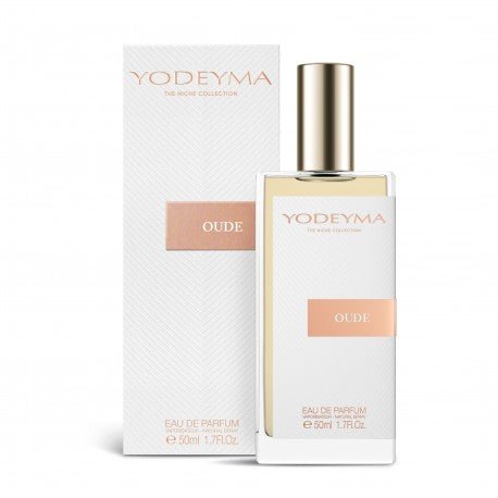 Yodeyma Oude 50 ml - es EDP parfüm közepes kiszerelésben, áttetsző üvegben