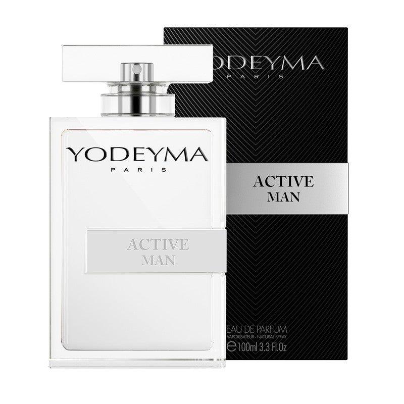 Yodeyma Active Man 100 ml - es EDP férfi parfüm nagy kiszerelésben, áttetsző üvegben