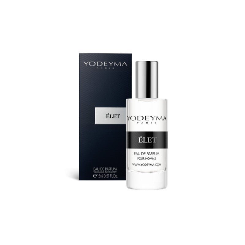Yodeyma Élet 15 ml - es EDP férfi parfüm mini kiszerelésben, áttetsző üvegben