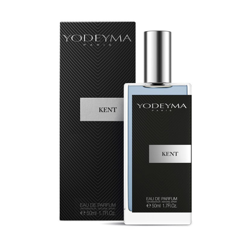 Yodeyma Kent 50 ml - es EDP férfi parfüm közepes kiszerelésben, áttetsző üvegben