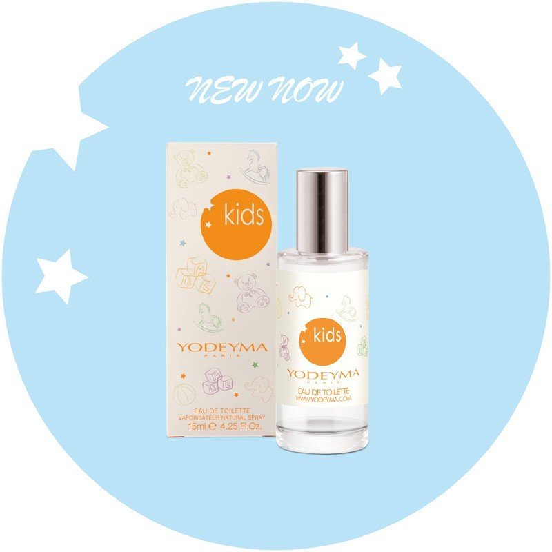 Yodeyma Kids 15 ml - es EDP gyerek parfüm mini kiszerelésben, áttetsző üvegben