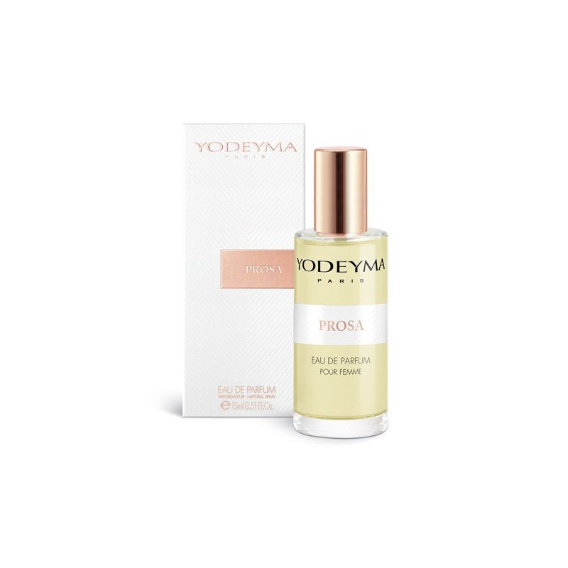 Yodeyma Prosa 15 ml - es EDP női parfüm mini kiszerelésben, áttetsző üvegben