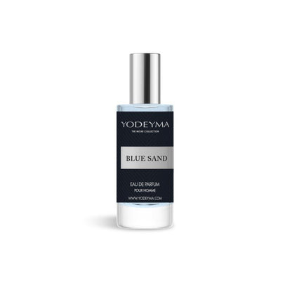 Yodeyma Blue Sand 15 ml - es EDP parfüm közepes kiszerelésben, áttetsző üvegben