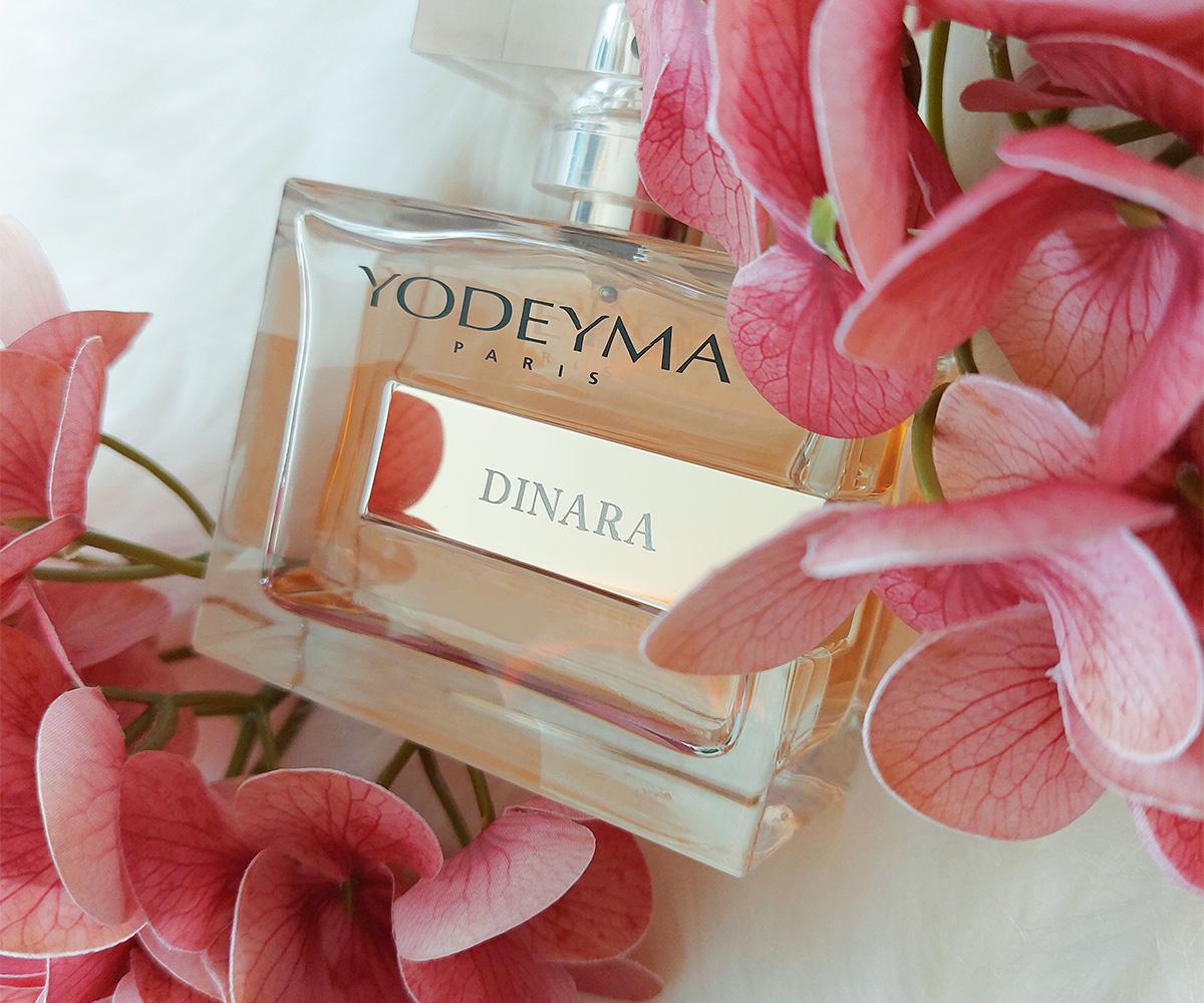 Yodeyma Dinara parfüm elegáns háttér előtt
