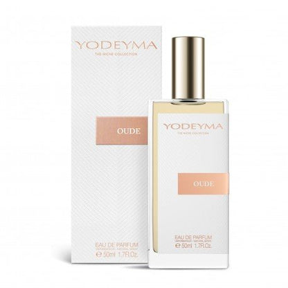 Yodeyma Oude 50 ml - es EDP parfüm közepes kiszerelésben, áttetsző üvegben