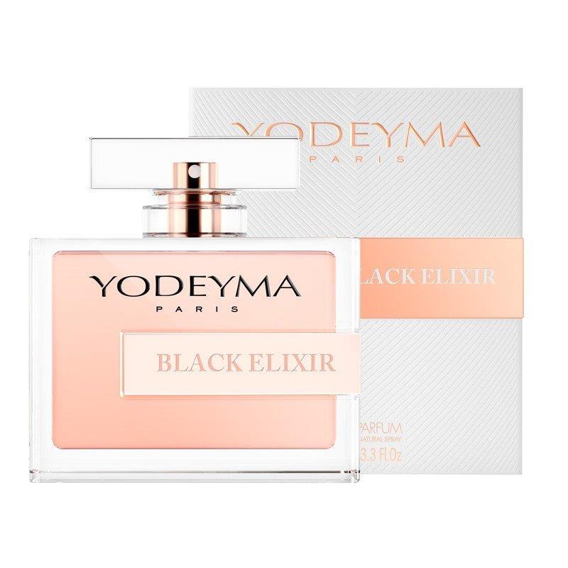 Yodeyma Black Elixir 100 ml - es EDP női parfüm nagy kiszerelésben, áttetsző üvegben