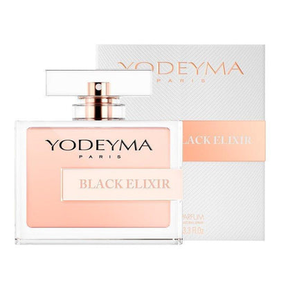 Yodeyma Black Elixir 100 ml - es EDP női parfüm nagy kiszerelésben, áttetsző üvegben