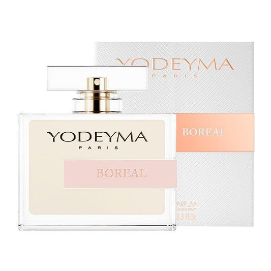Yodeyma Boreal parfüm, 100 ml-es EDP, nagy kiszerelésben, áttetsző üvegben