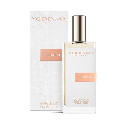 Yodeyma Boreal Eau de Parfum 50 ml – Közepes kiszerelés 30% parfümolaj-tartalommal és 8-12 órás tartóssággal.