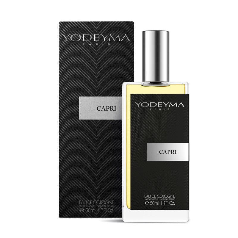 Yodeyma Capri 50 ml - es EDP férfi parfüm közepes kiszerelésben, áttetsző üvegben
