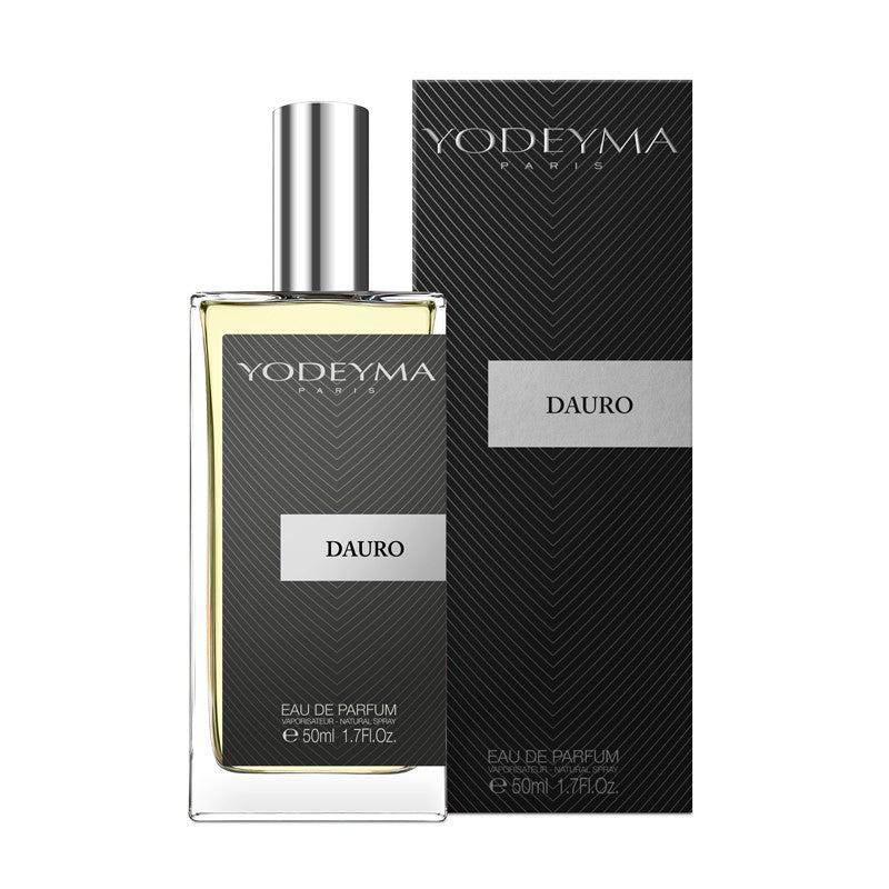 Yodeyma Dauro 50 ml-es EDP férfi parfüm közepes kiszerelésben, áttetsző üvegben