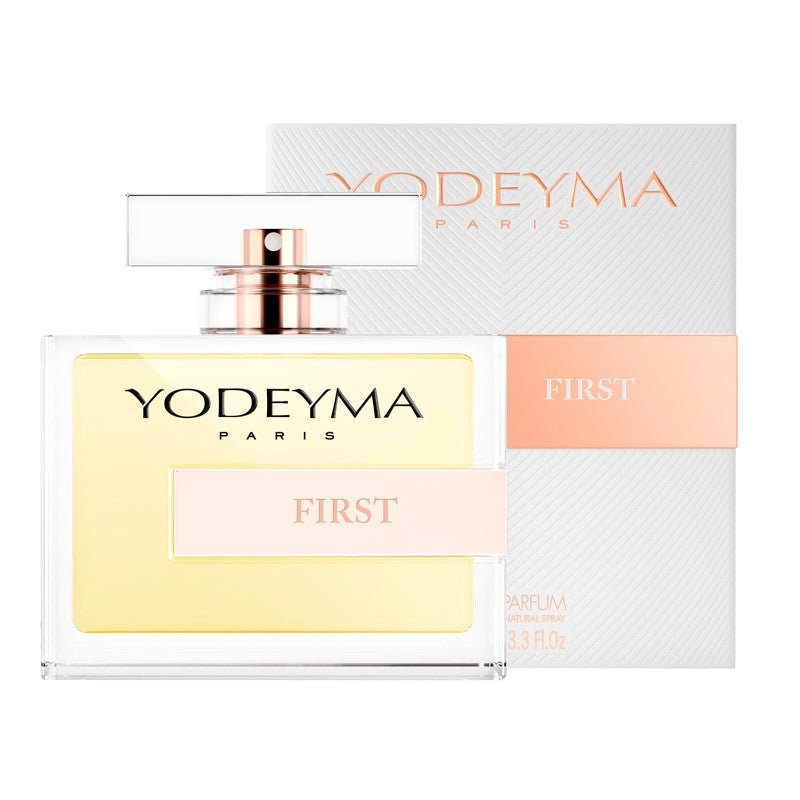 Yodeyma First 100 ml-es EDP női parfüm nagy kiszerelésben, áttetsző üvegben