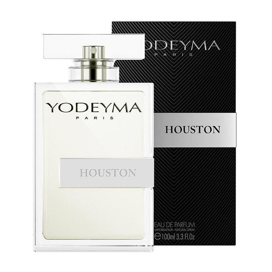 Yodeyma Houston 100 ml-es EDP férfi parfüm nagy kiszerelésben, áttetsző üvegben