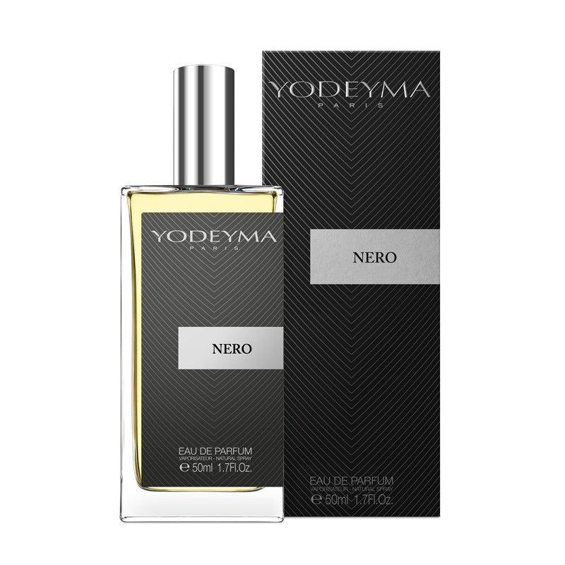 Yodeyma Nero 50 ml-es EDP férfi parfüm közepes kiszerelésben, áttetsző üvegben