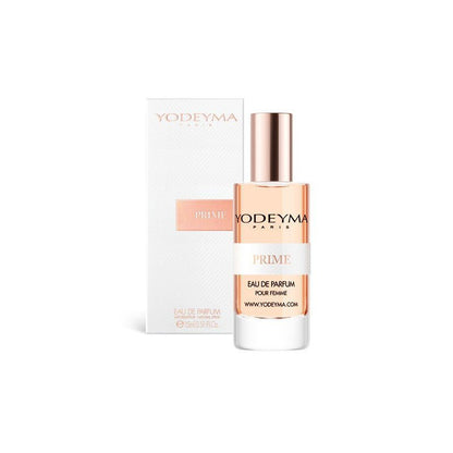 Yodeyma Prime 15 ml - es EDP női parfüm mini kiszerelésben, áttetsző üvegben