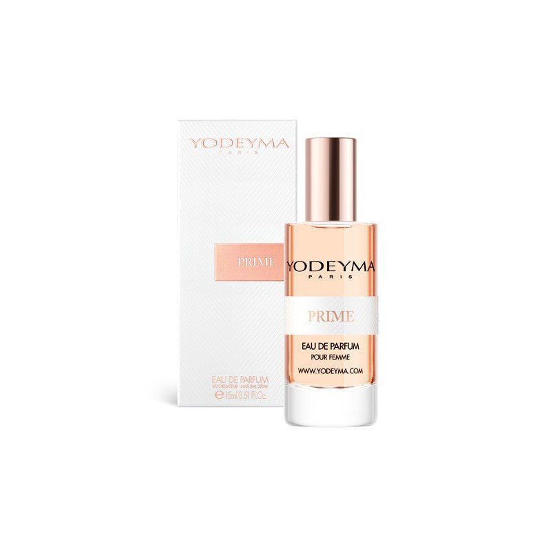 Yodeyma Prime 15 ml - es EDP női parfüm mini kiszerelésben, áttetsző üvegben