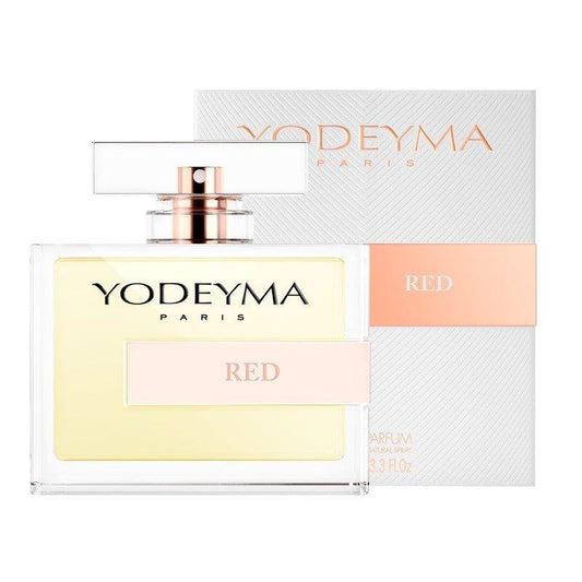 Yodeyma Red 100 ml-es EDP női parfüm nagy kiszerelésben, áttetsző üvegben