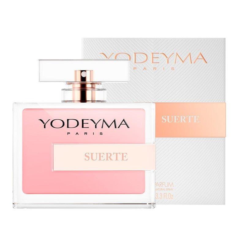 Yodeyma Suerte 100 ml - es EDP női parfüm nagy kiszerelésben, áttetsző üvegben