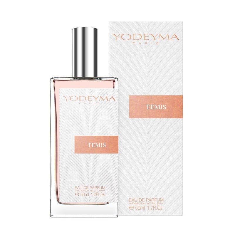 Yodeyma Temis 50 ml - es EDP női parfüm közepes kiszerelésben, áttetsző üvegben