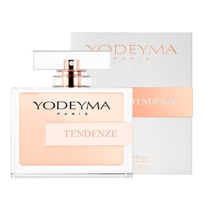 Yodeyma Tendenze 100 ml-es EDP parfüm nagy kiszerelésben, áttetsző üvegben