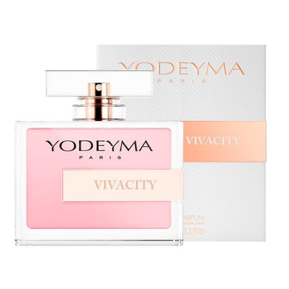 Yodeyma Vivacity 100 ml-es EDP női parfüm nagy kiszerelésben, áttetsző üvegben